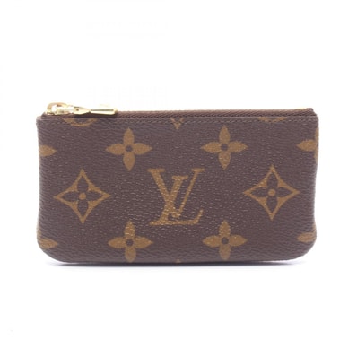 ルイ・ヴィトン LOUIS VUITTON ポシェットクレ モノグラム コインケース 財布 PVCコーティングキャンバス モノグラム メンズ レディース ブラウン系 M62650 【中古】
