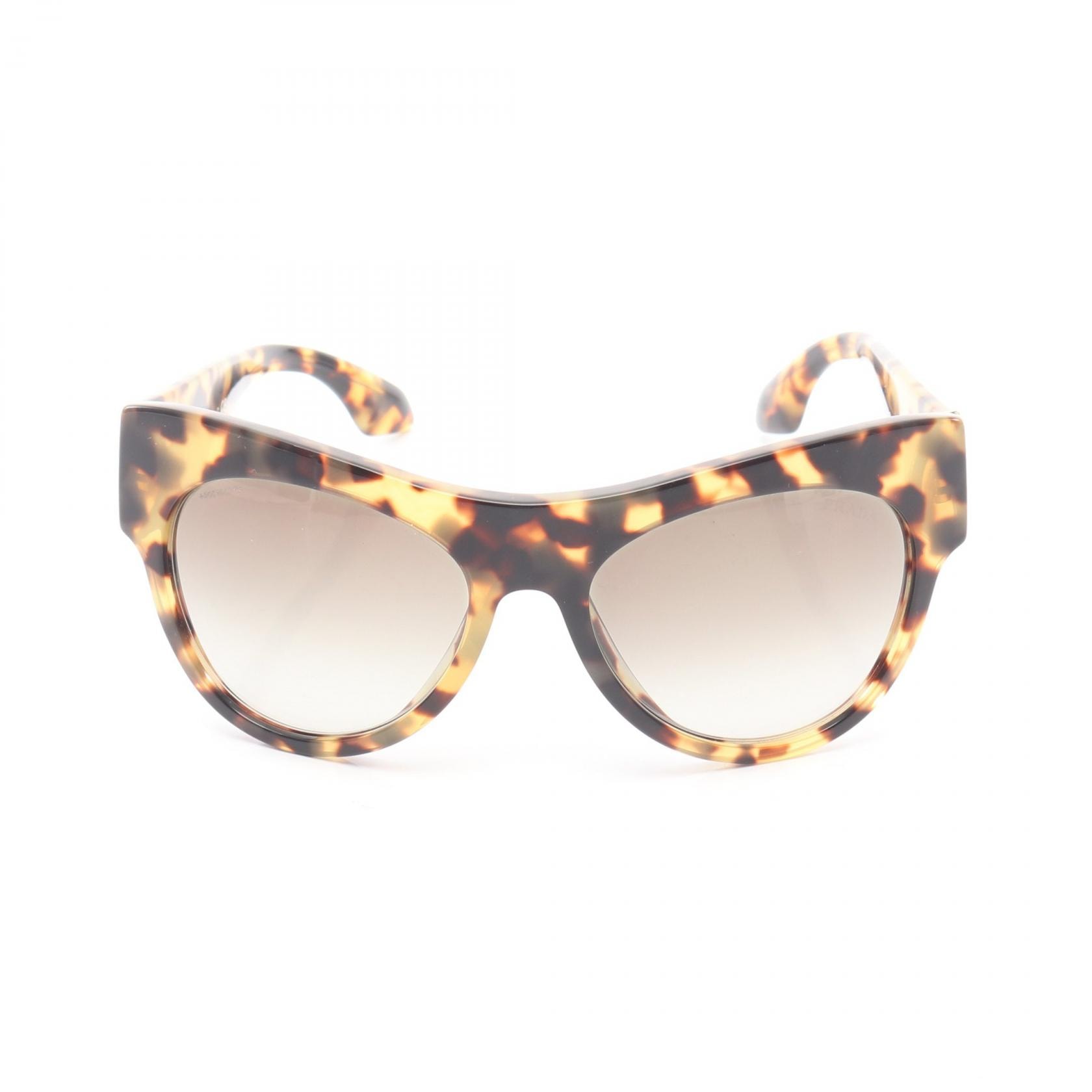 プラダ PRADA サングラス 衣料品 プラスチック レディース ベージュ系 / ブラウン系 SPR28Q 【中古】