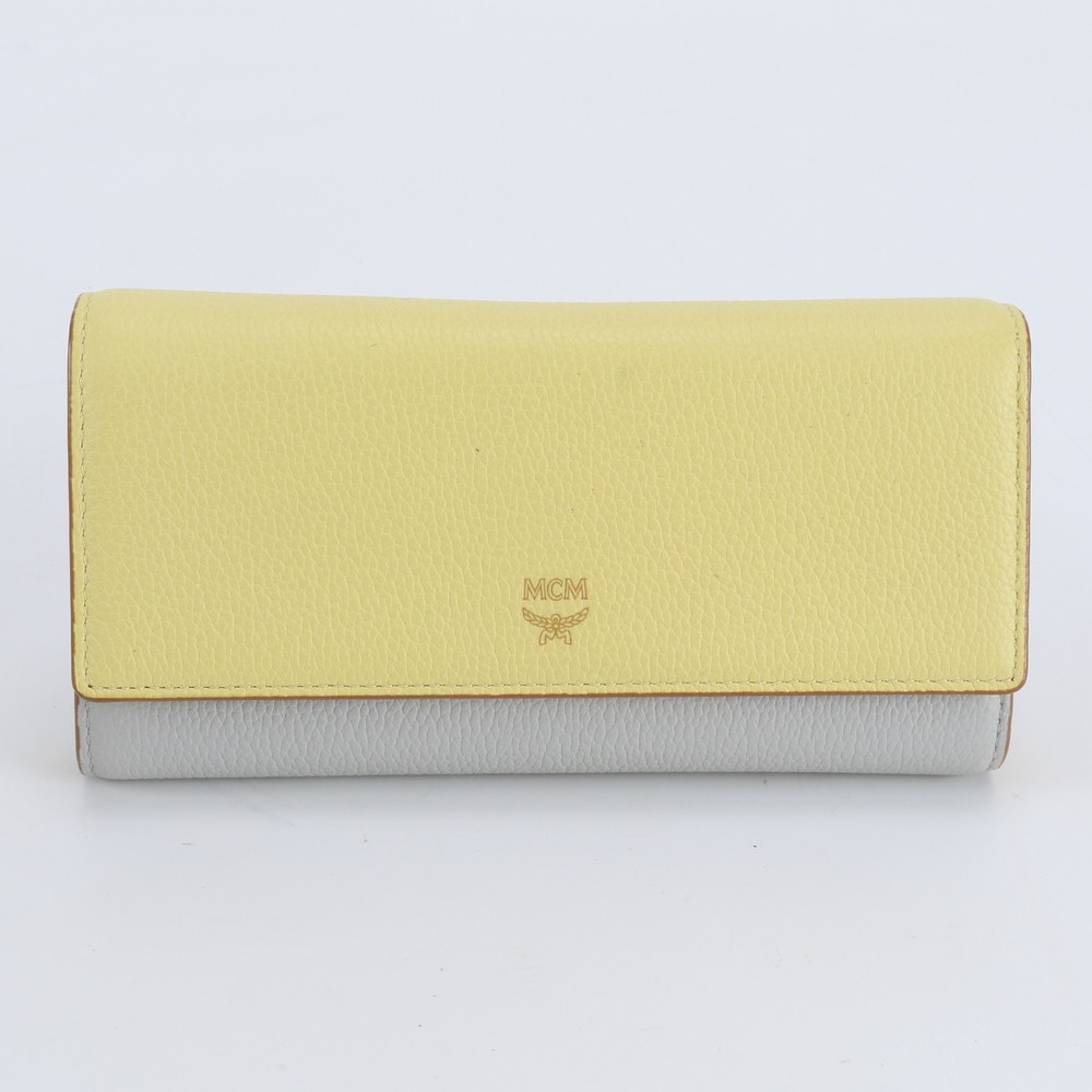■極美品 MCM エムシーエム 長財布 レザー