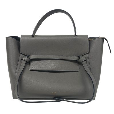 セリーヌ CELINE ハンドバッグ ベルトバッグ ミニ 2WAY グレー