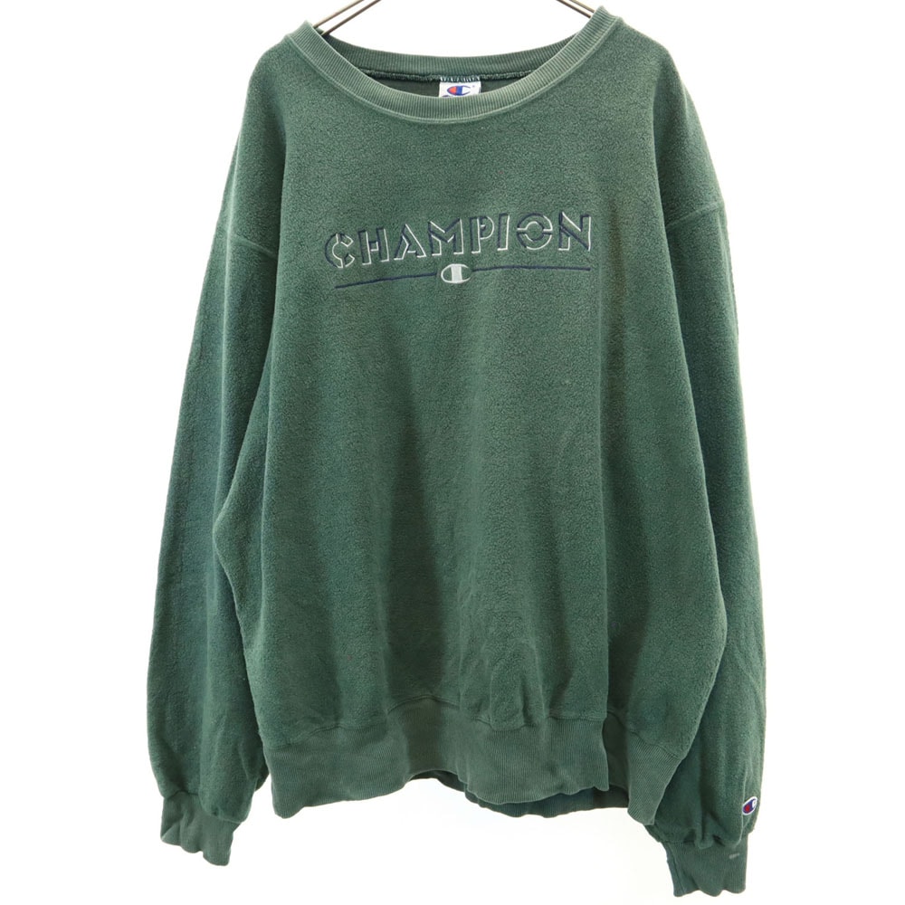 Champion チャンピオン 90s オールド 長袖 トレーナー XL カーキ