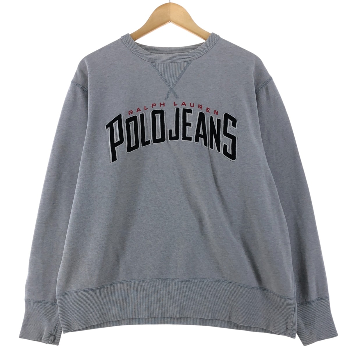 古着 ラルフローレン Ralph Lauren POLO JEANS COMPANY ロゴスウェットシャツ トレーナー メンズM相当/eaa532708