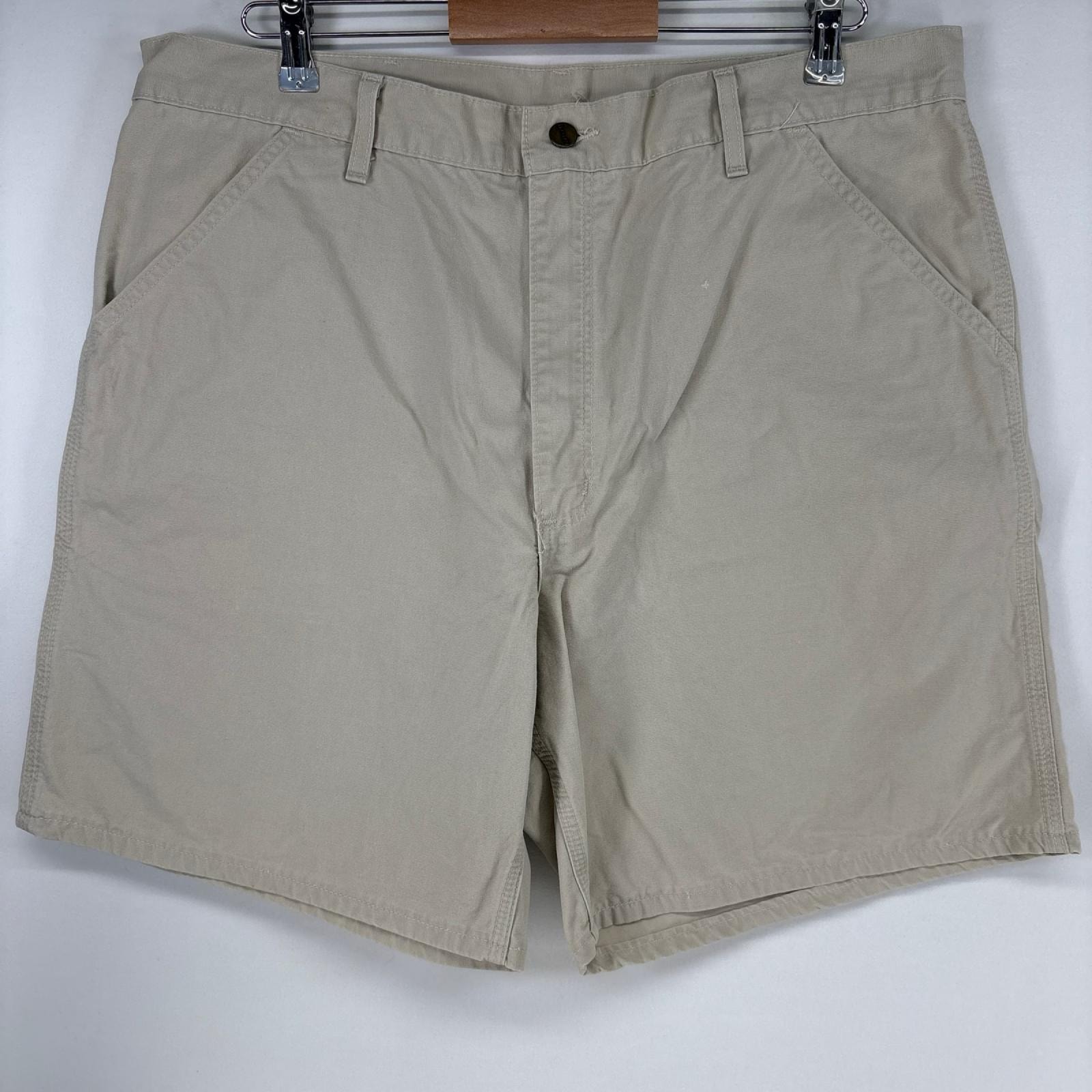古着 カーハート Carhartt ダック ショートパンツ ワーク ハーフパンツ 大きいサイズ w40 ベージュ メンズ