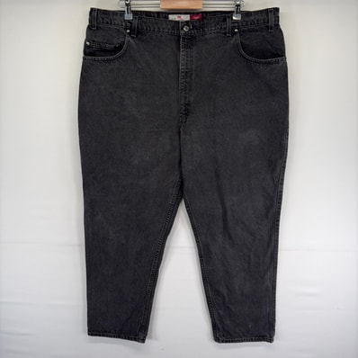 古着 90's/90年代 リーバイス Levi's デニム パンツ 545 茶タブ テーパード ジーパン 大きいサイズ w46 L30 ブラック系 メンズ