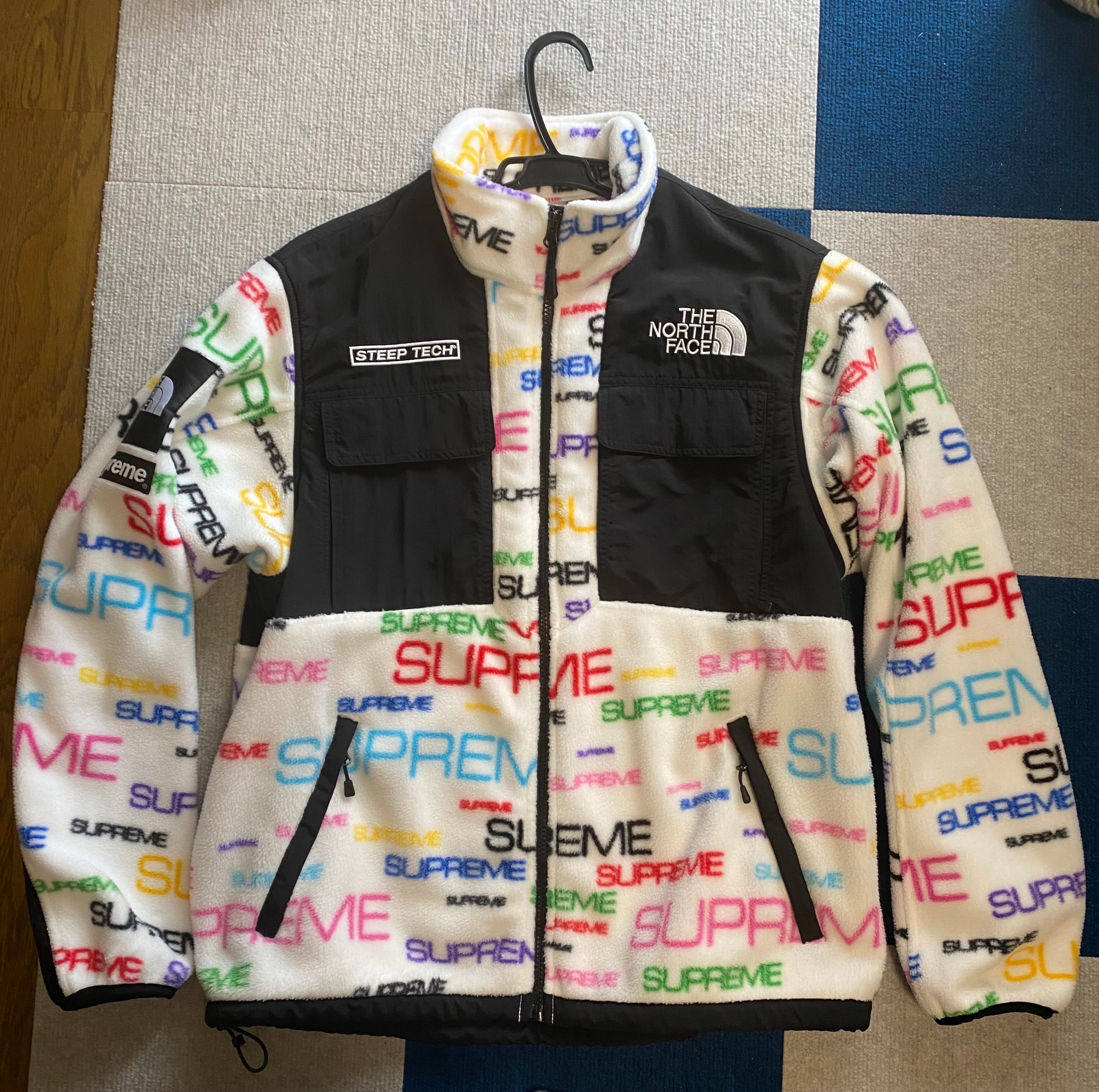 Supreme x The North Face Steep Tech Fleece Jacket "White"