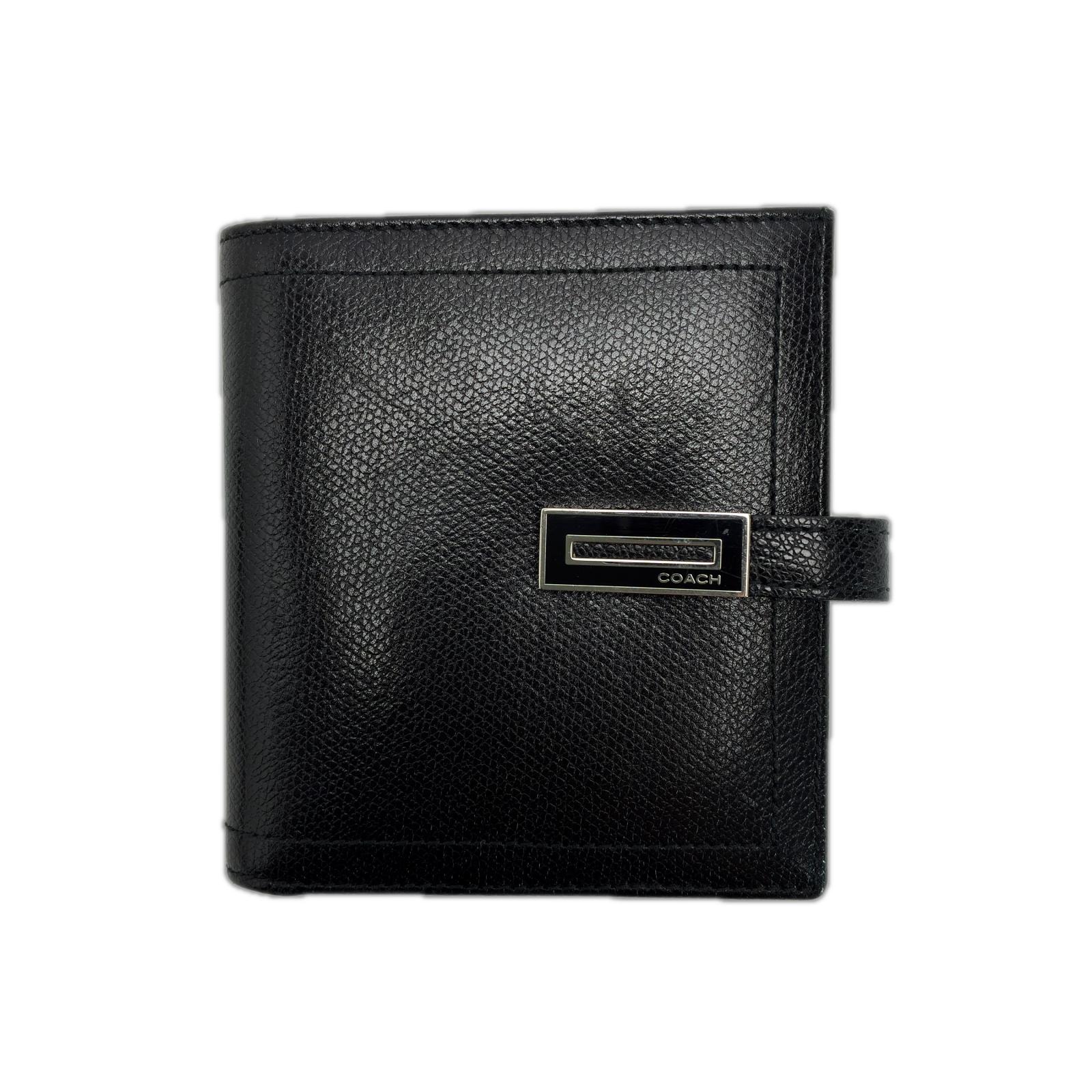 COACH コーチ 2つ折り財布 ブラック レディース