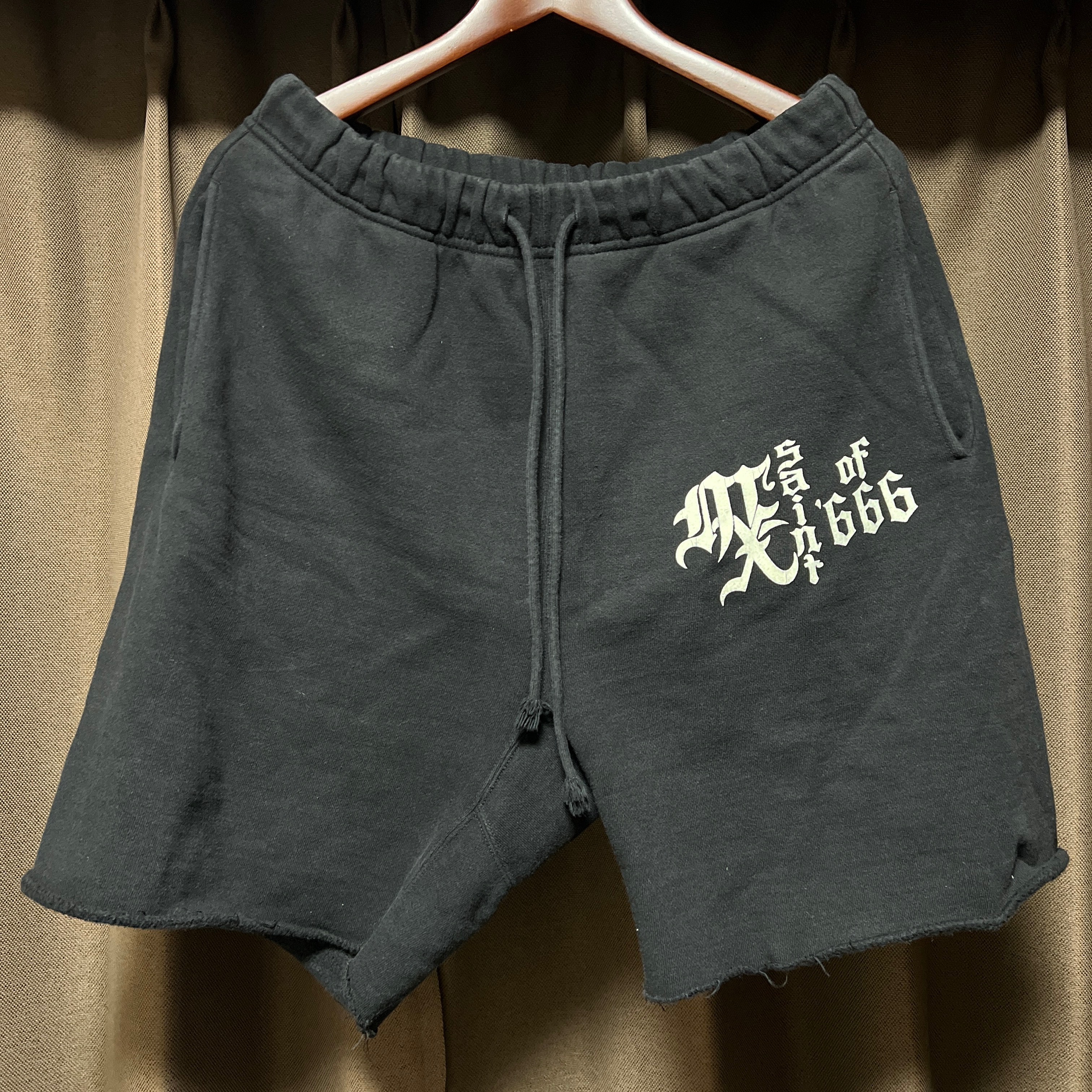 SAINT Mxxxxxx Sweat Shorts MX666 "Black"