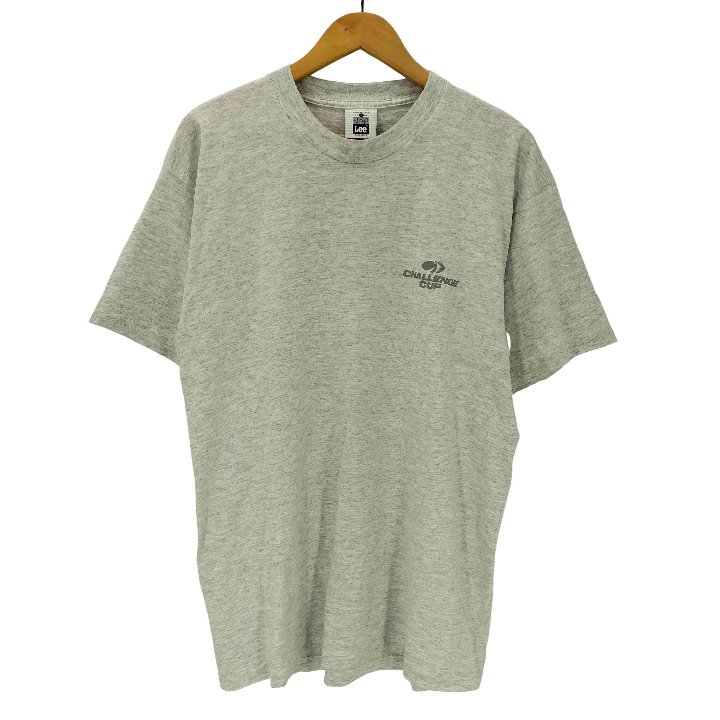 90S OLD USA製 S/S プリント Tシャツ 霜降り 裾袖シングル【1143660309744】