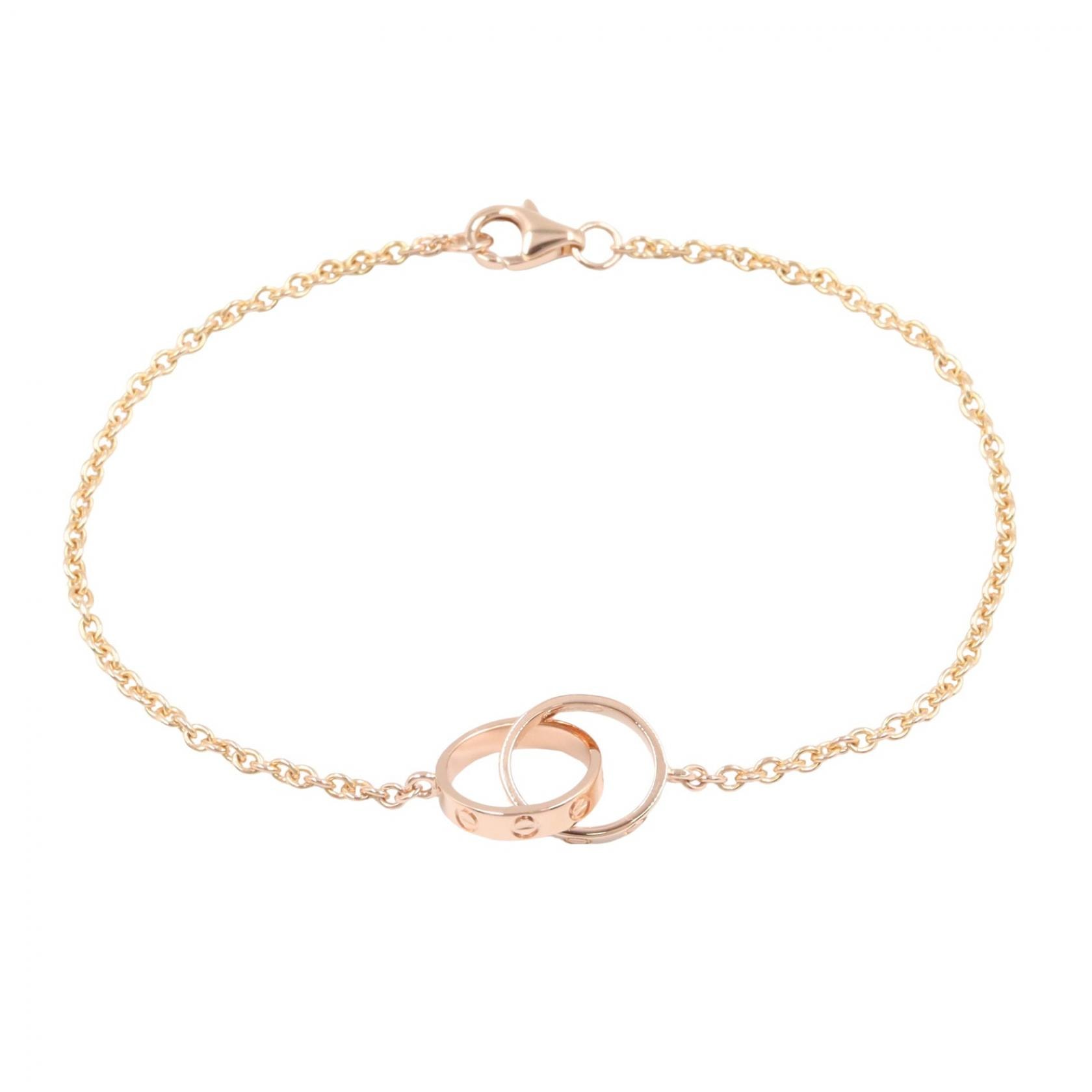 カルティエ CARTIER ベビーラブブレスレッド ブレスレット アクセサリー K18PG(ピンクゴールド) レディース ゴールド系 B6091100 【中古】