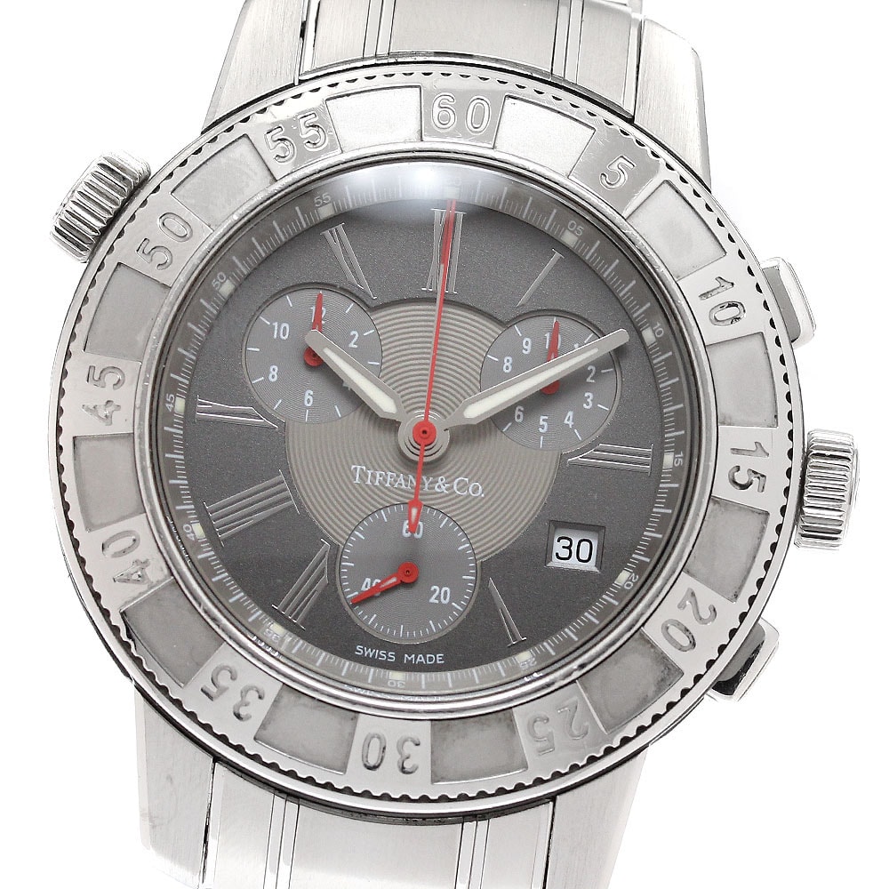 ティファニー マークT-57 クロノグラフ デイト  メンズ 【中古】