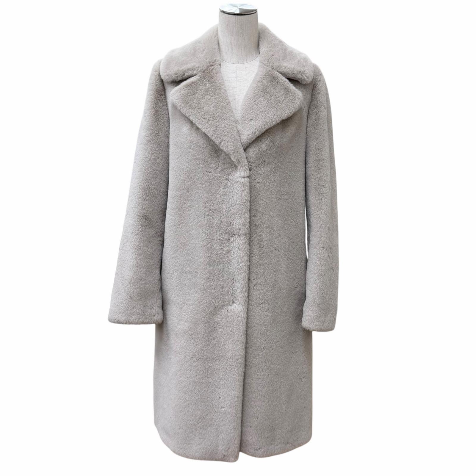 極美品 ヘルノ コート グレージュ レディース 38 GC000411D