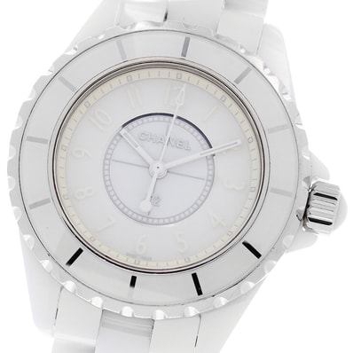 シャネル J12 ホワイトファントム H3442 レディース 【中古】