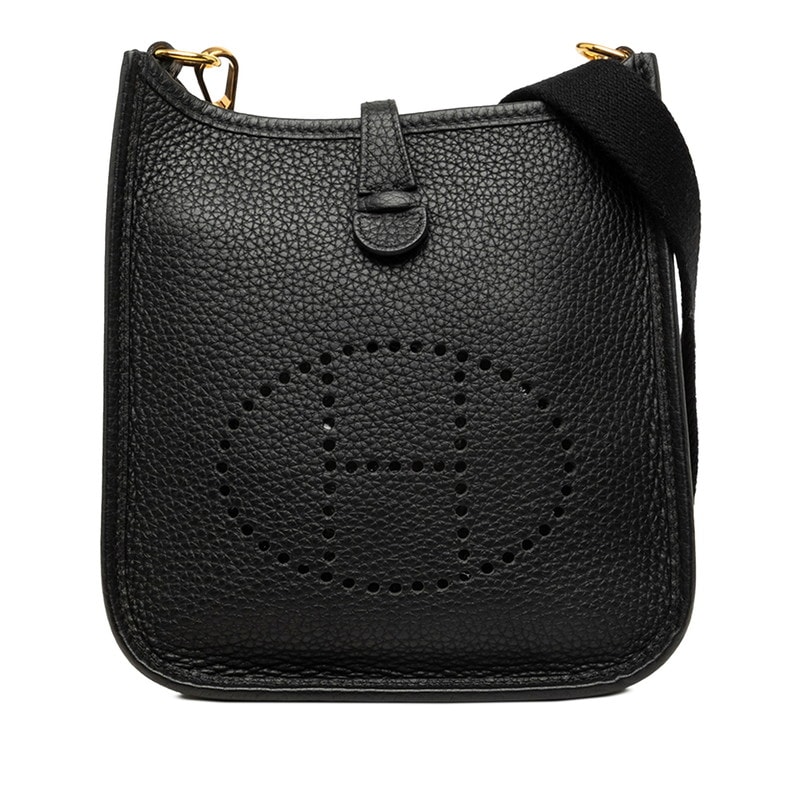エルメス エブリン アマゾン TPM ショルダーバッグ ポシェット Z刻印 ブラック トリヨンクレマンス レディース HERMES 中古