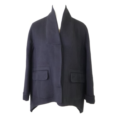 エルメス 美品 国内正規 ダブルフェイス カシミヤ オーバーサイズ ショートコート 40