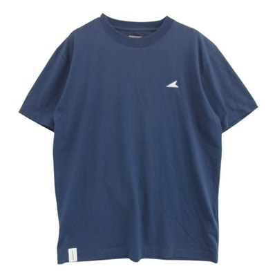 DESCENDANT ディセンダント Tシャツ ワンポイント 刺繍 ショートスリーブ 半袖 Tシャツ ネイビー系 3【中古】