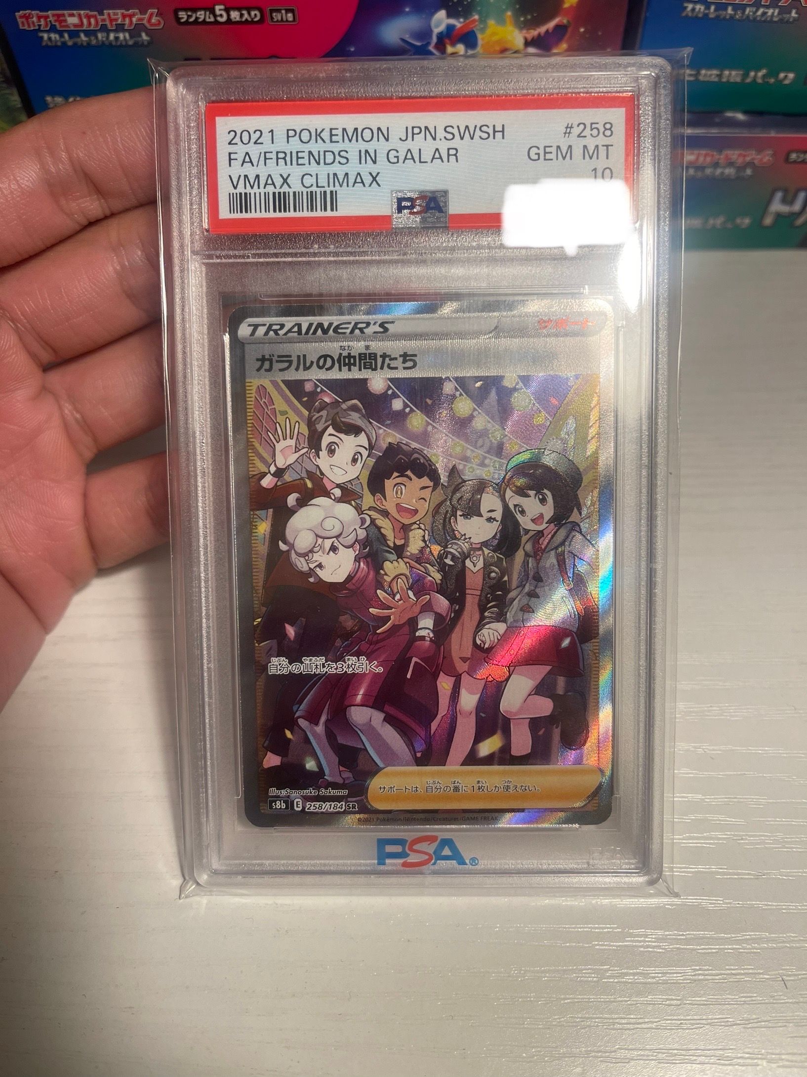 ガラルの仲間たち SR[S8b 258/184](ハイクラスパック「VMAXクライマックス」)