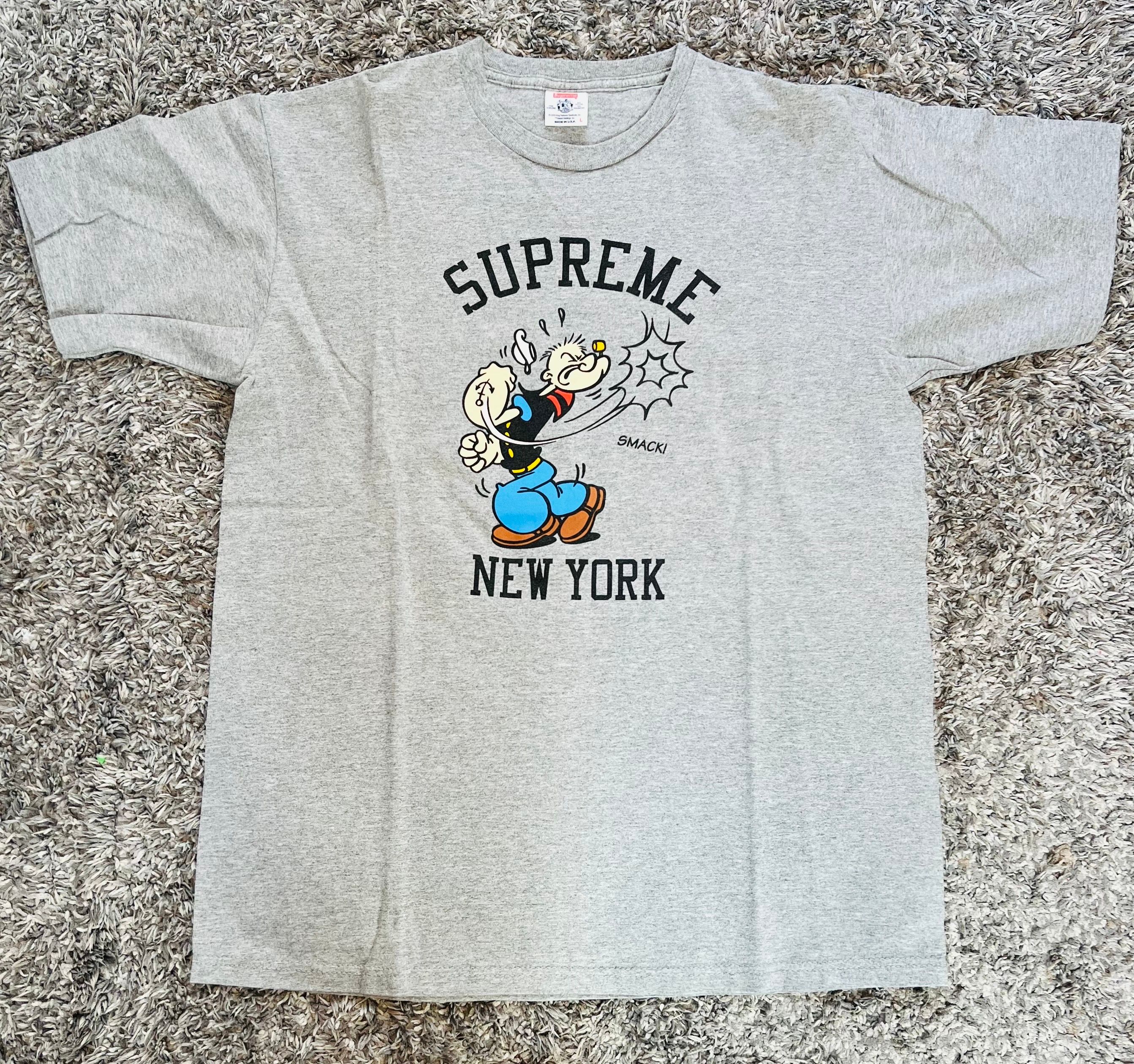 Supreme POPEYE Tee "Heather Grey"