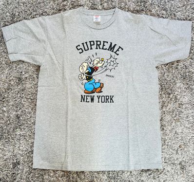 Supreme POPEYE Tee "Heather Grey"