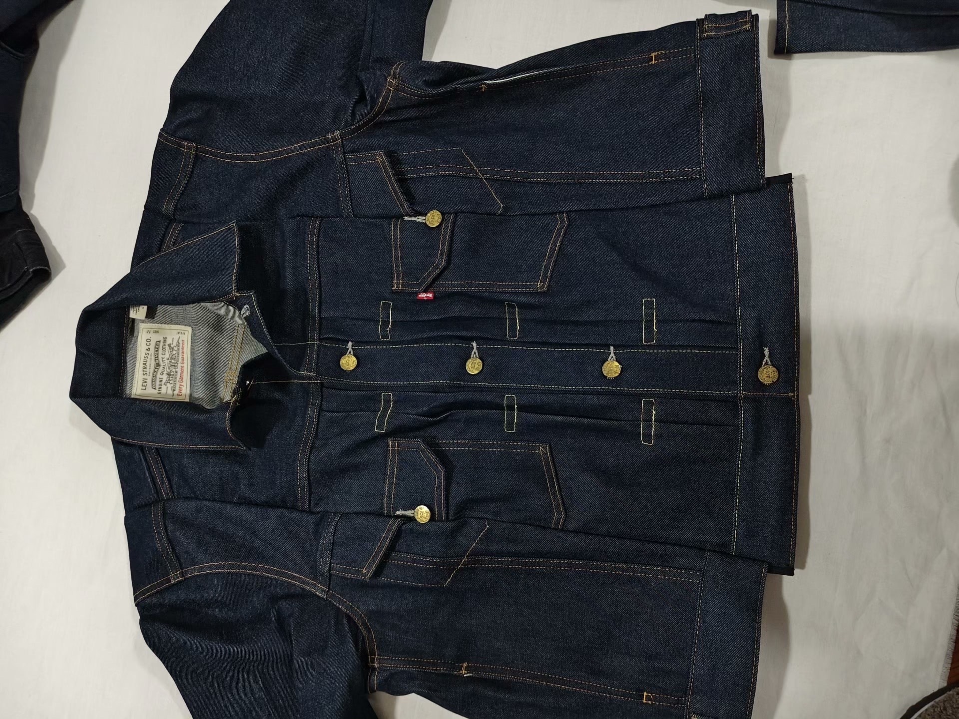 sacai x LEVI'S Men's Denim Jacket 