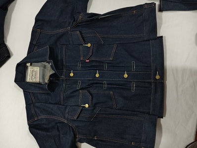 sacai x LEVI'S Men's Denim Jacket "Indigo" 25-03708M / 0035I-0000