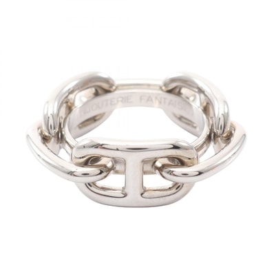 エルメス HERMES シェーヌダンクル スカーフリング アクセサリー メタル レディース シルバー系 【中古】