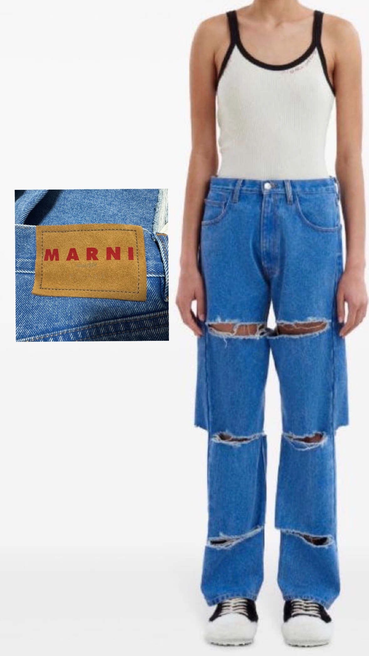 Marni カットアウト ジーンズ