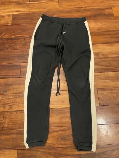 FEAR OF GOD ESSENTIALS Side Stripe Sweatpants (FW19) "Black"
