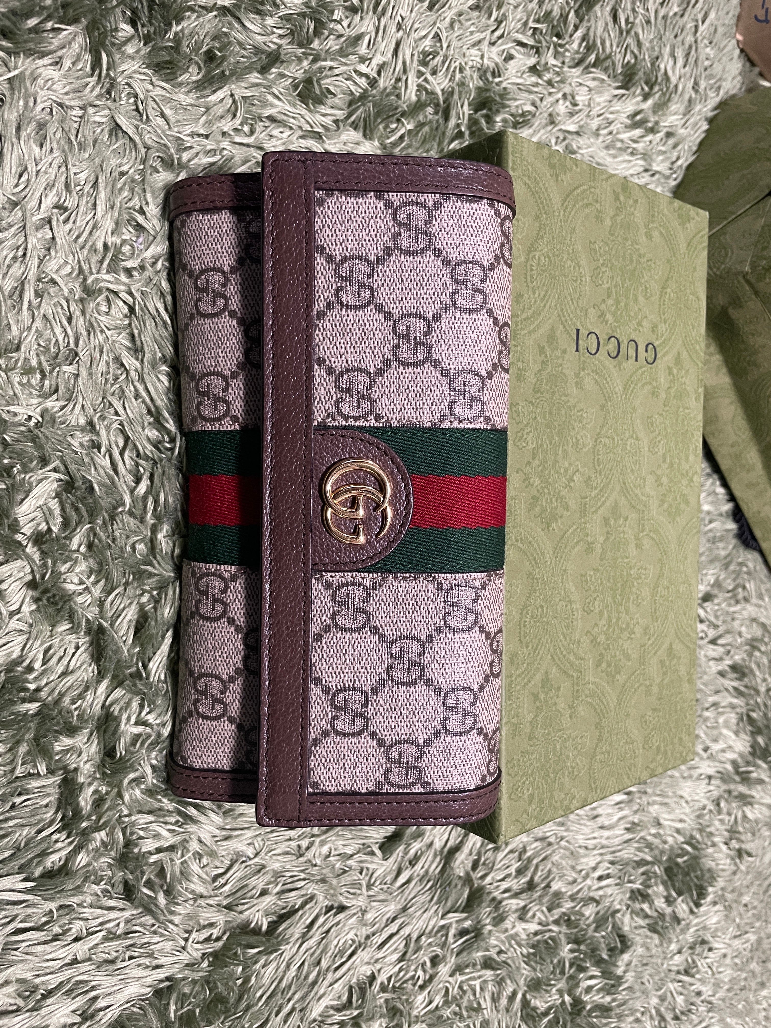 GUCCI Ophidia GG Continental Wallet