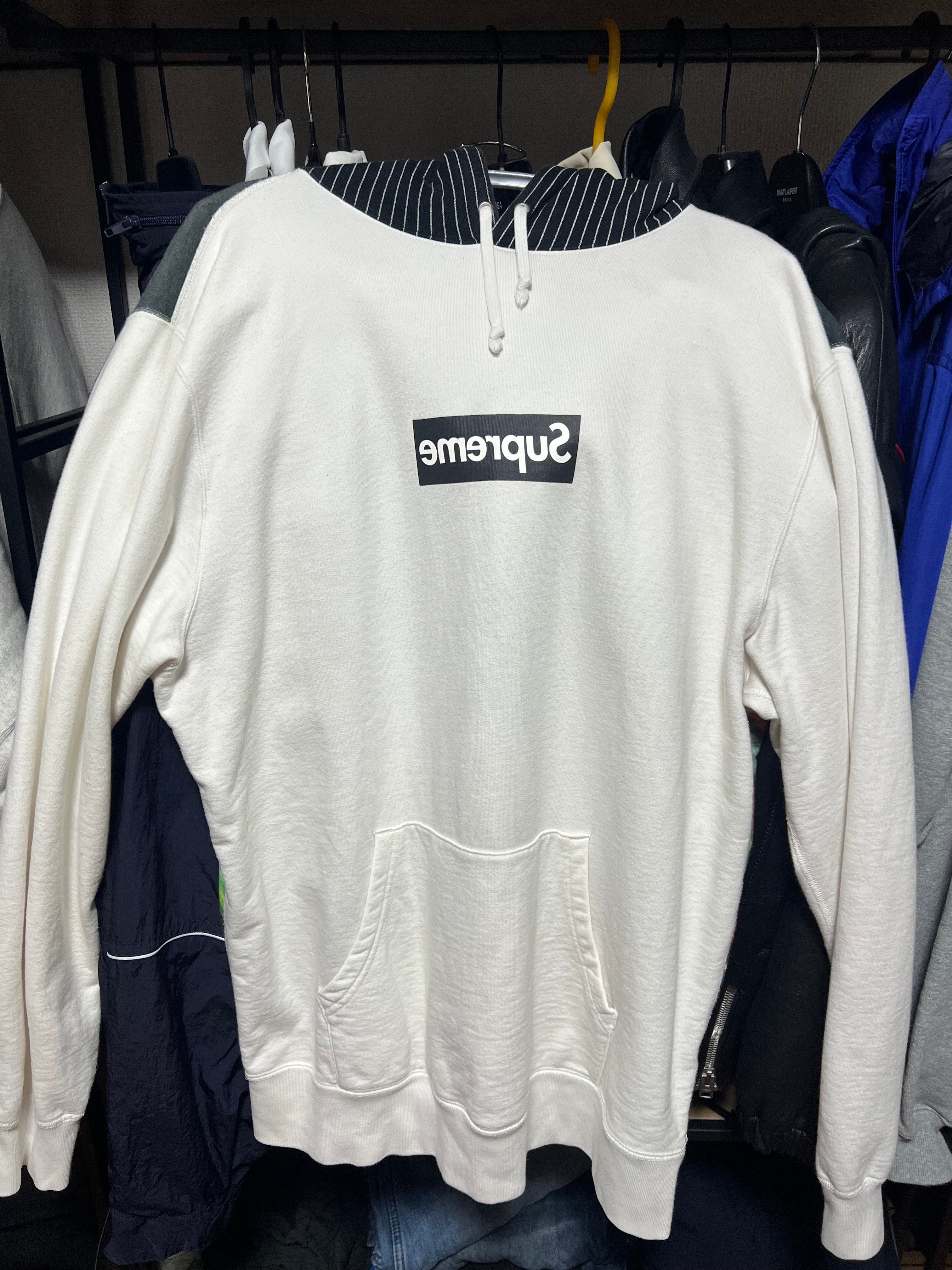 SUPREME×COMME des GARCONS Shirt 14SS ミラーボックスロゴ パーカー