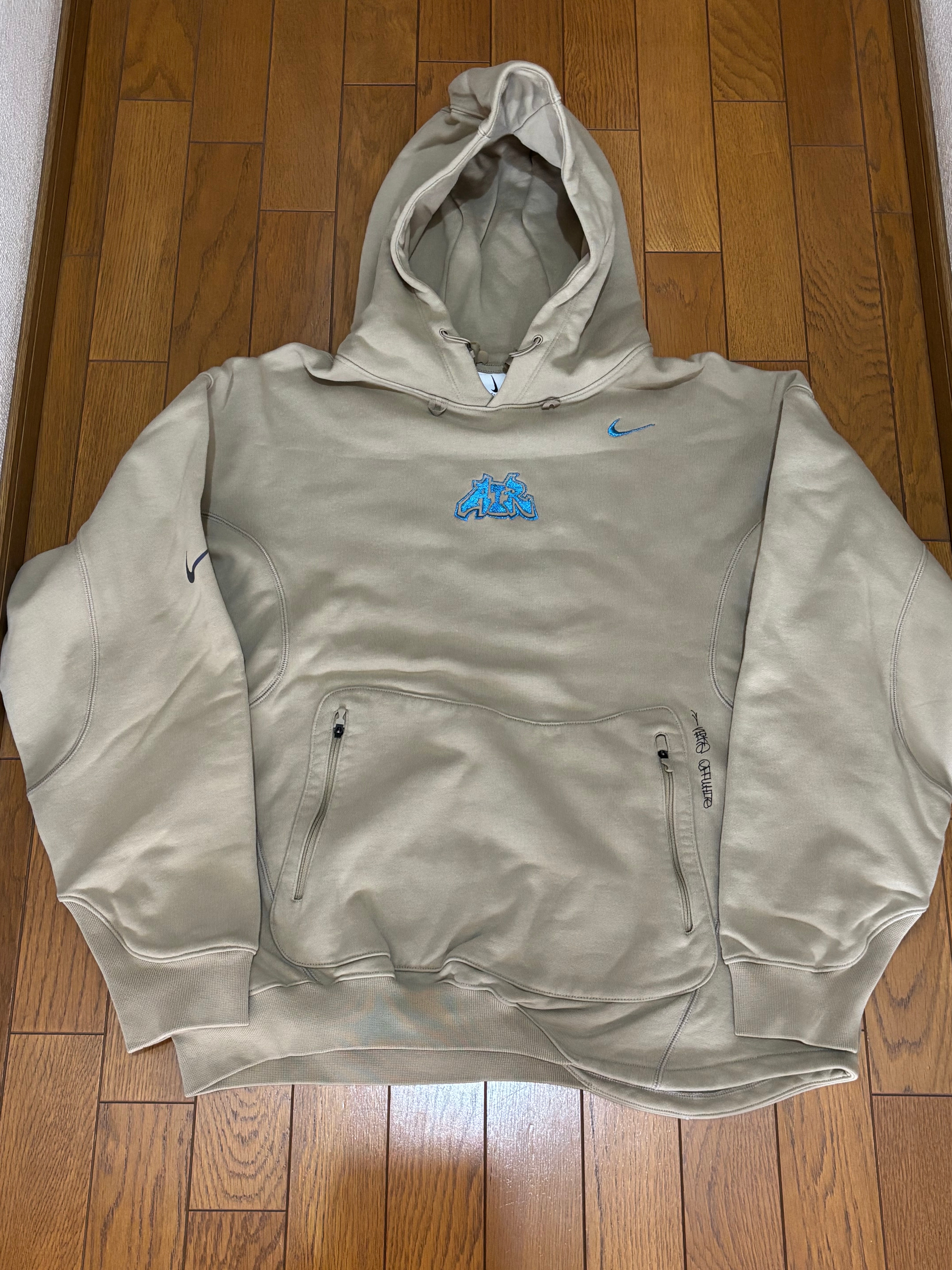 Nike x Off-White Men's Fleece Parka 006 "Khaki"