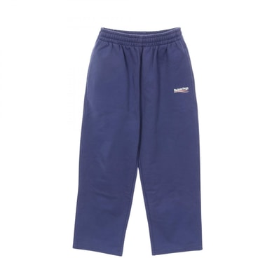バレンシアガ BALENCIAGA キャンペーンロゴ パンツ 衣料品 ボトムス コットン メンズ レディース パープル系 641602 【中古】