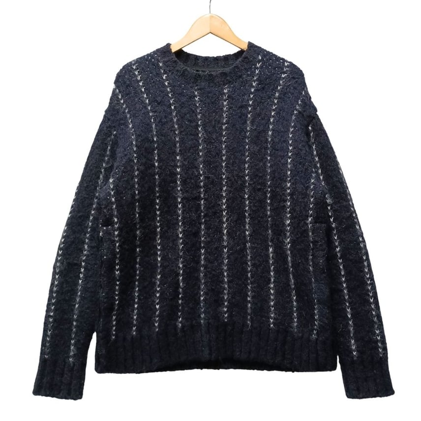 C (やや傷や汚れあり)】SACAI サカイ 23-03202M ジャガード ニット C (やや傷や汚れあり)】SACAI サカイ 23-03202M ジャガード ニット