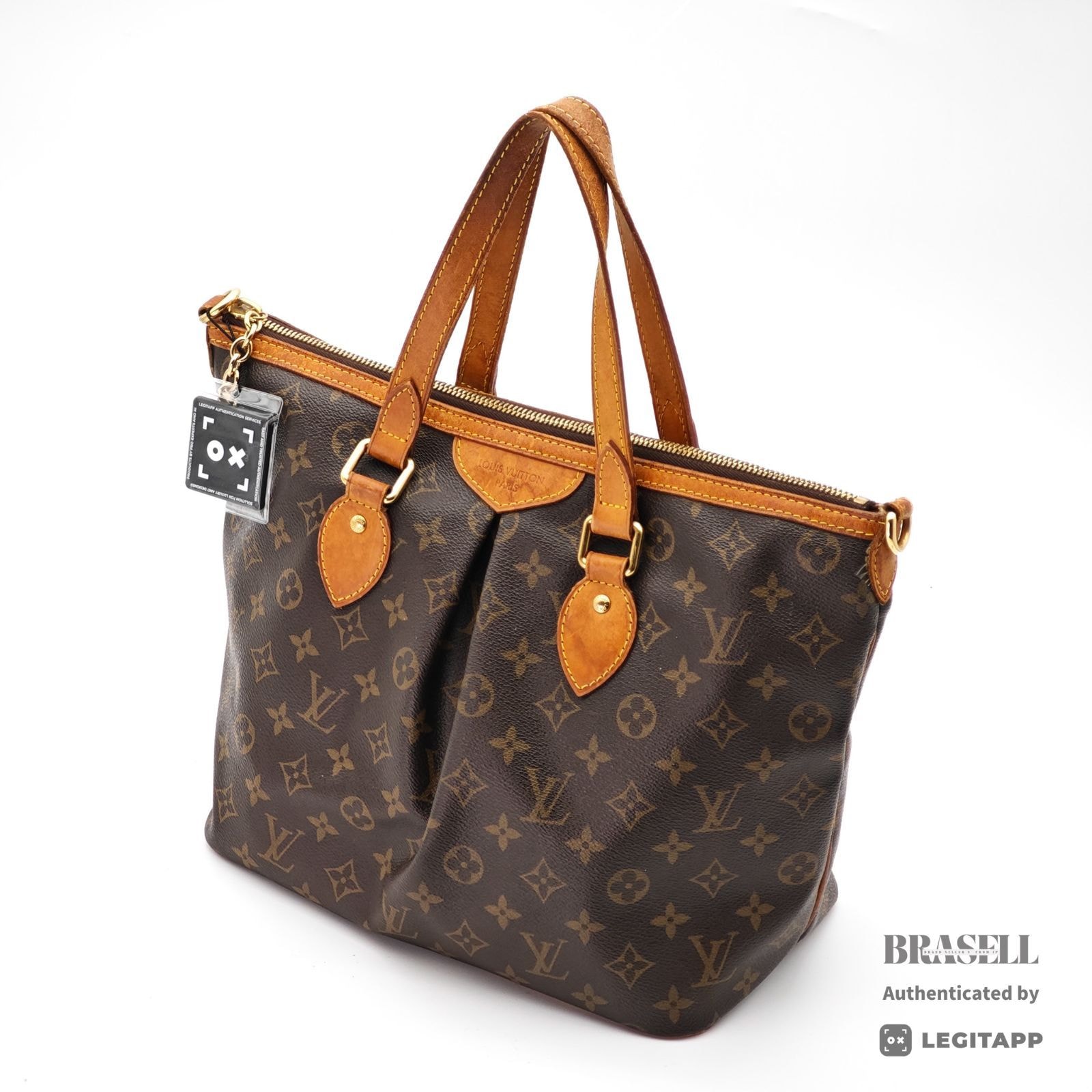 LOUIS VUITTON ルイ・ヴィトン パレルモ PM Monogram パレルモ PM M40145 SR1038 ハンドバッグ Monogram Canvas Brown レディース