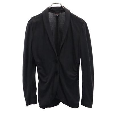 Emporio Armani エンポリオアルマーニ テーラードジャケット 42 黒