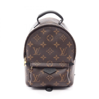 ルイ・ヴィトン LOUIS VUITTON パームスプリングス ミニ リュックサック バックパック バッグ PVCコーティングキャンバス レザー モノグラム レディース ブラウン系 / ブラック系 M41562 【中古】