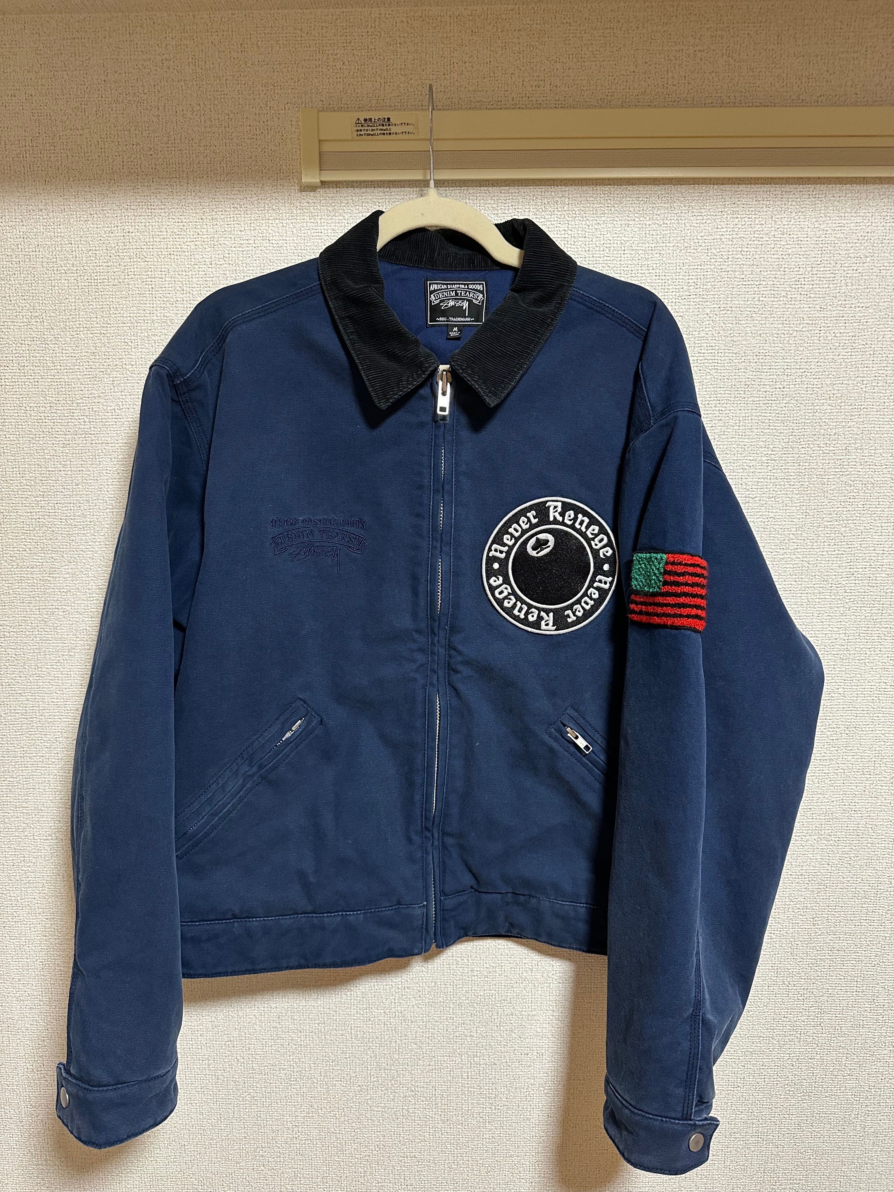 Stussy x Denim Tears Canvas Jacket "Blue"