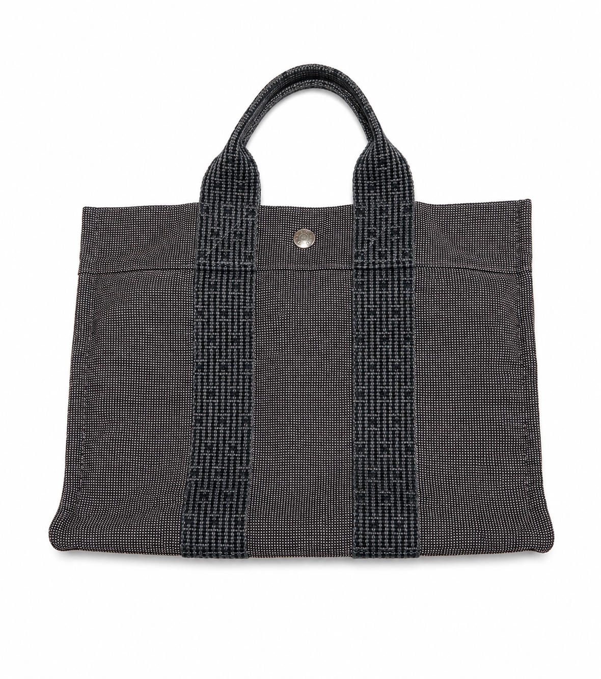 Hermes Her Line PM Canvas Tote Bag "Gray"