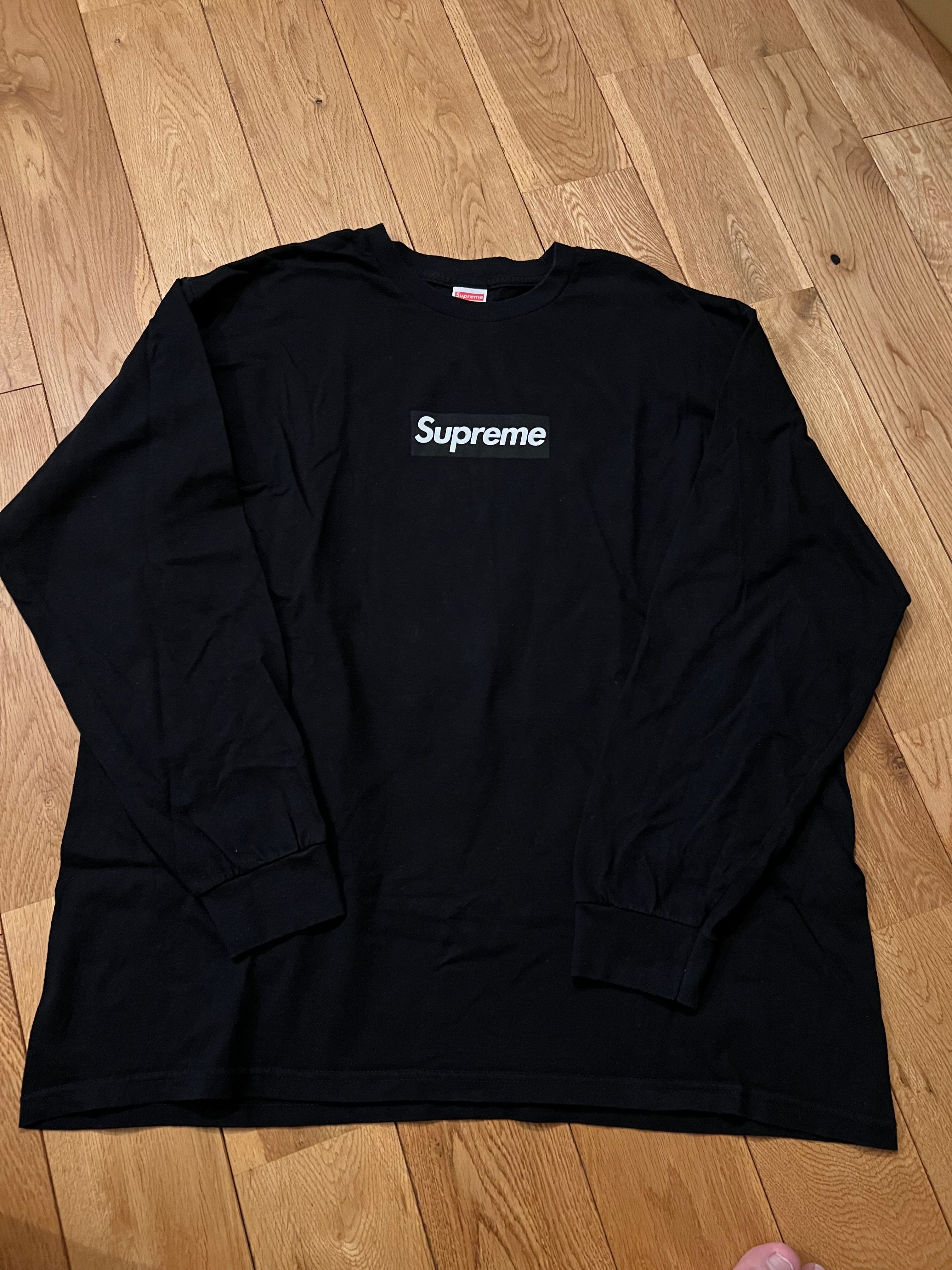 Supreme Box Logo L/S Tee "Black"