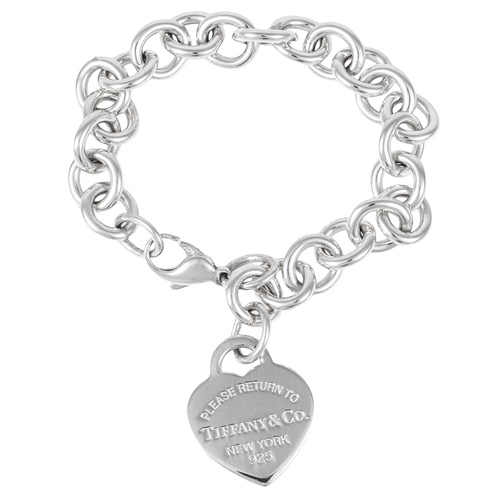 TIFFANY&Co. ティファニー リターン トゥ ティファニー ハートタグ ブレスレット スターリングシルバー シルバー【中古】