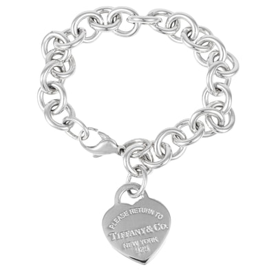 TIFFANY&Co. ティファニー リターン トゥ ティファニー ハートタグ ブレスレット スターリングシルバー シルバー【中古】