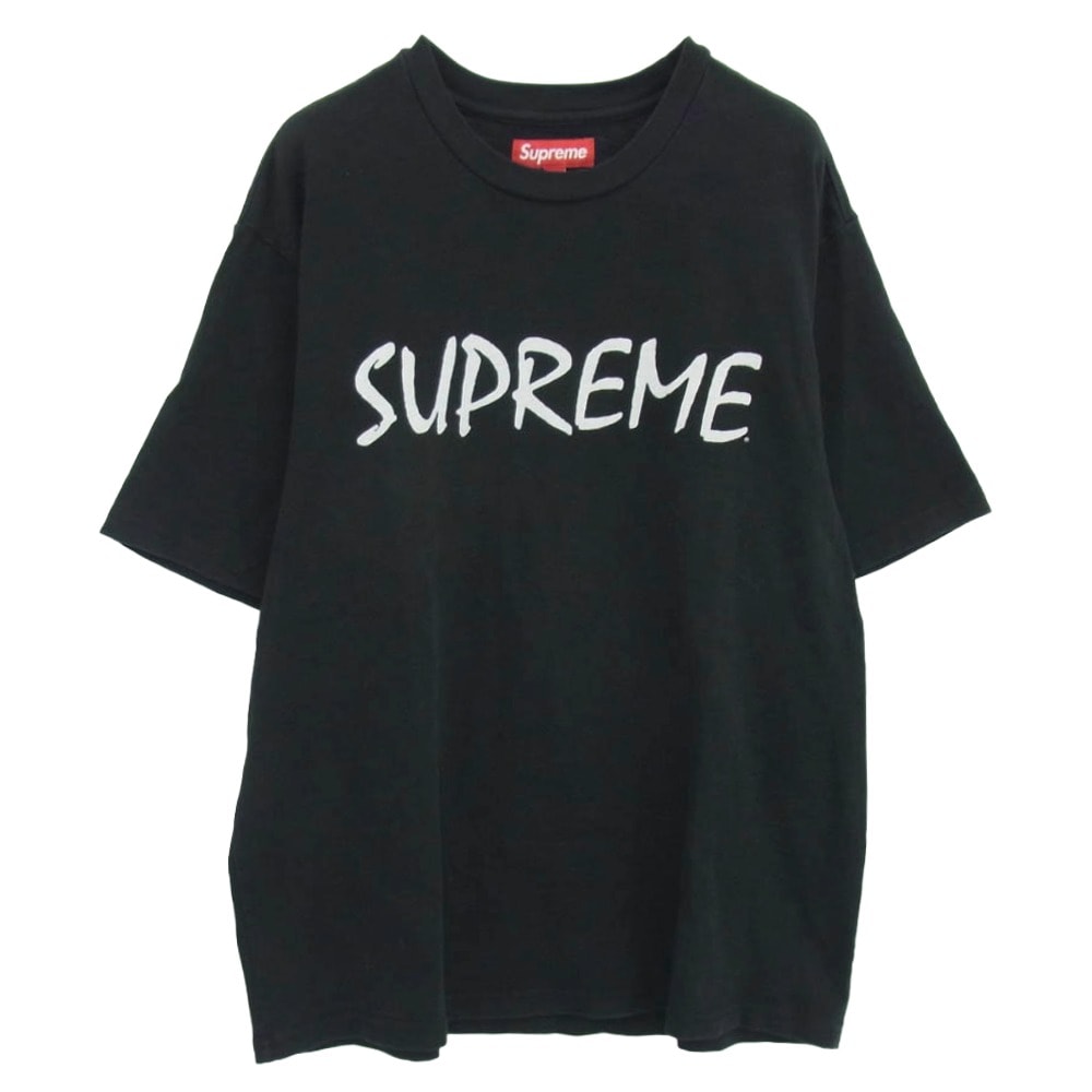 Supreme シュプリーム Tシャツ 24AW FTP S/S Top ロゴプリント 半袖 Tシャツ カットソー ブラック系 M【中古】