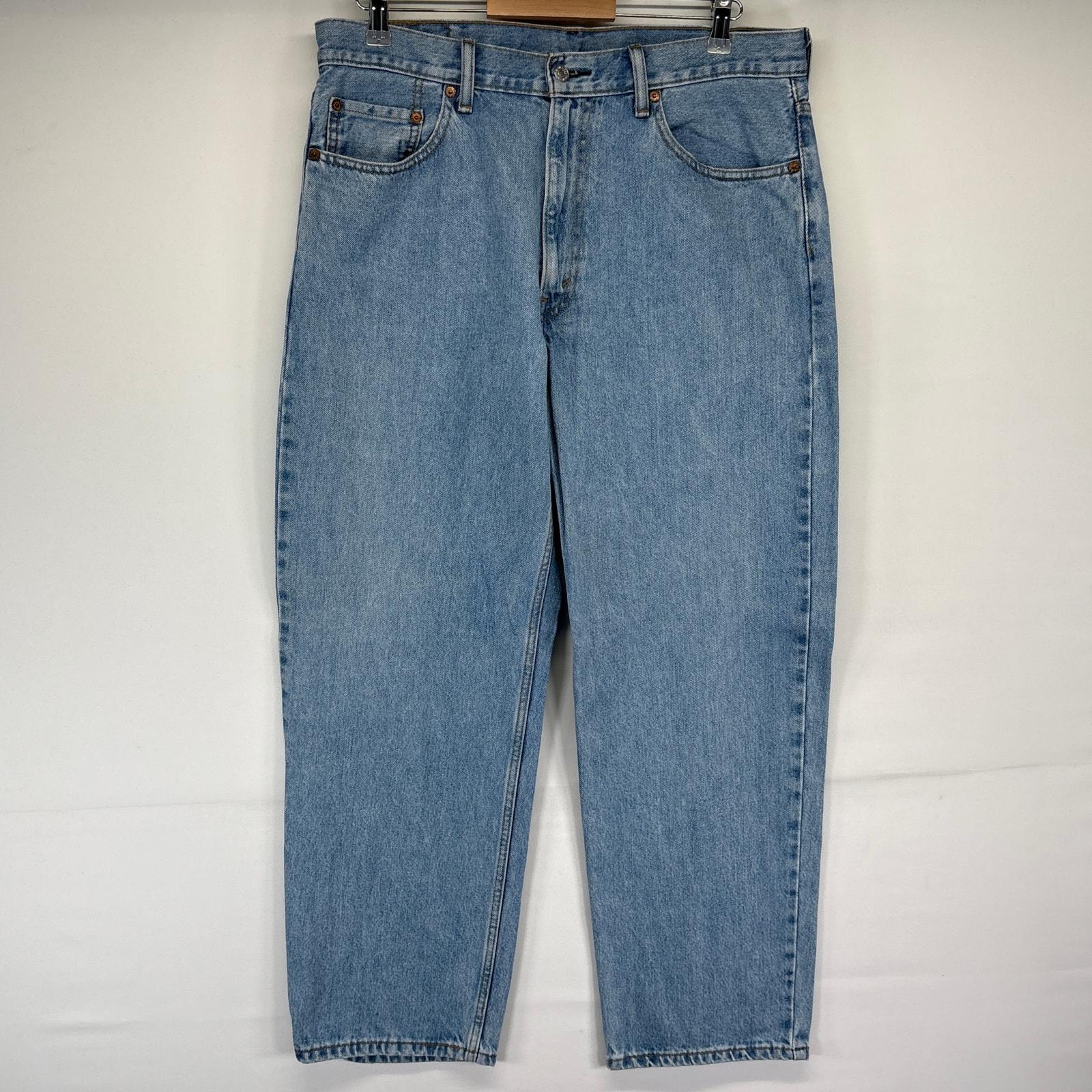 古着 リーバイス Levi's デニムパンツ 550 テーパード ジーンズ ジーパン 長ズボン 5ポケット w36 L30  ブルー メンズ