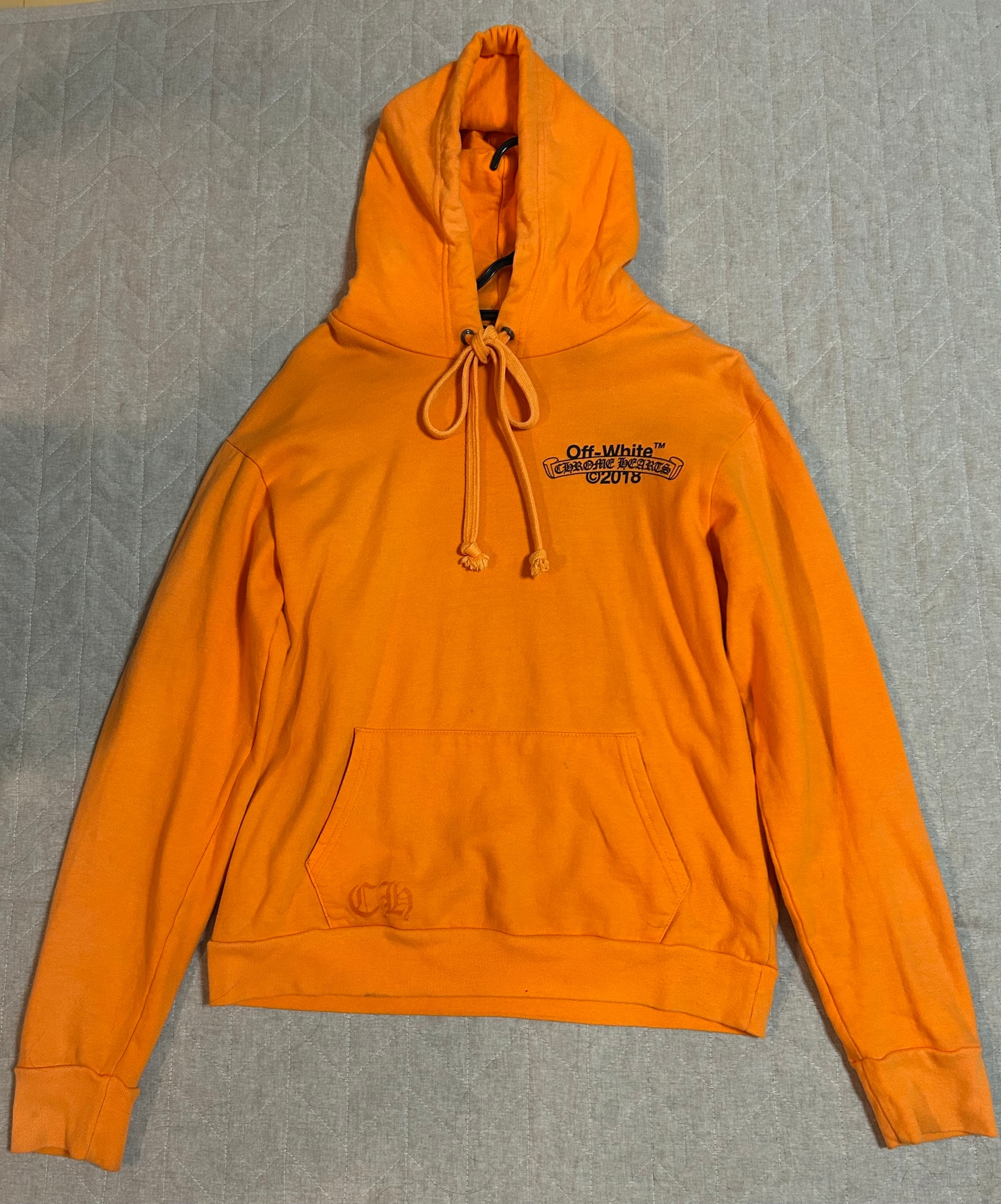Chrome Hearts x Off-White 2018 Hoodie "Orange"