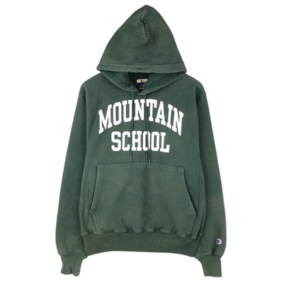 古着 チャンピオン Champion PREMIUM REVERSE WEAVE プレミアムリバースウィーブ カレッジ スウェットプルオーバーパーカー メンズS相当/eaa606135