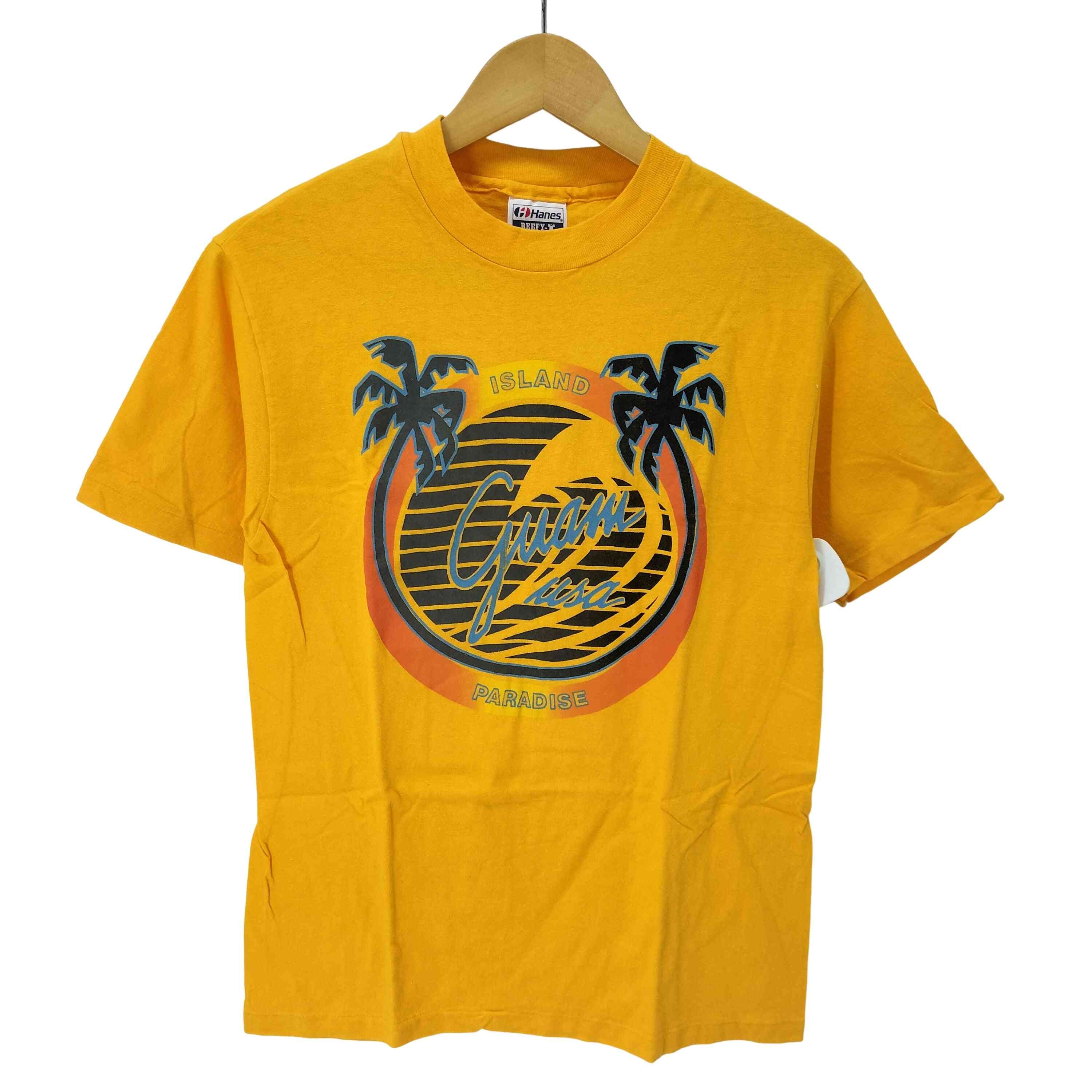 80-90s USA製 シングルステッチ guam グアム プリント S/S Tシャツ【1142154393825】