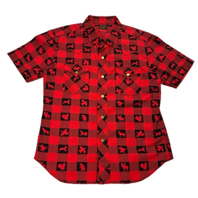 TENDERLOIN テンダーロイン ウィンチェスター 半袖シャツ SIZE XS メンズ レッド