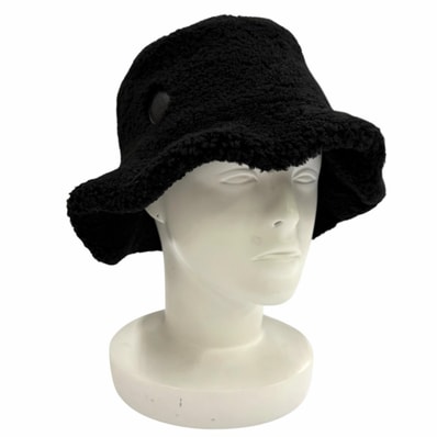 美品 エルメス ハット ブラック メンズ 58