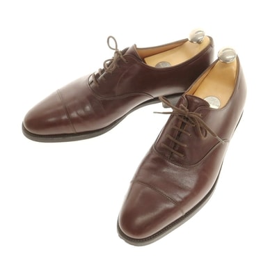 【中古】ジョンロブ John Lobb CITY2 ストレートチップ ドレスシューズ ブラウン【サイズ7D】【メンズ】
