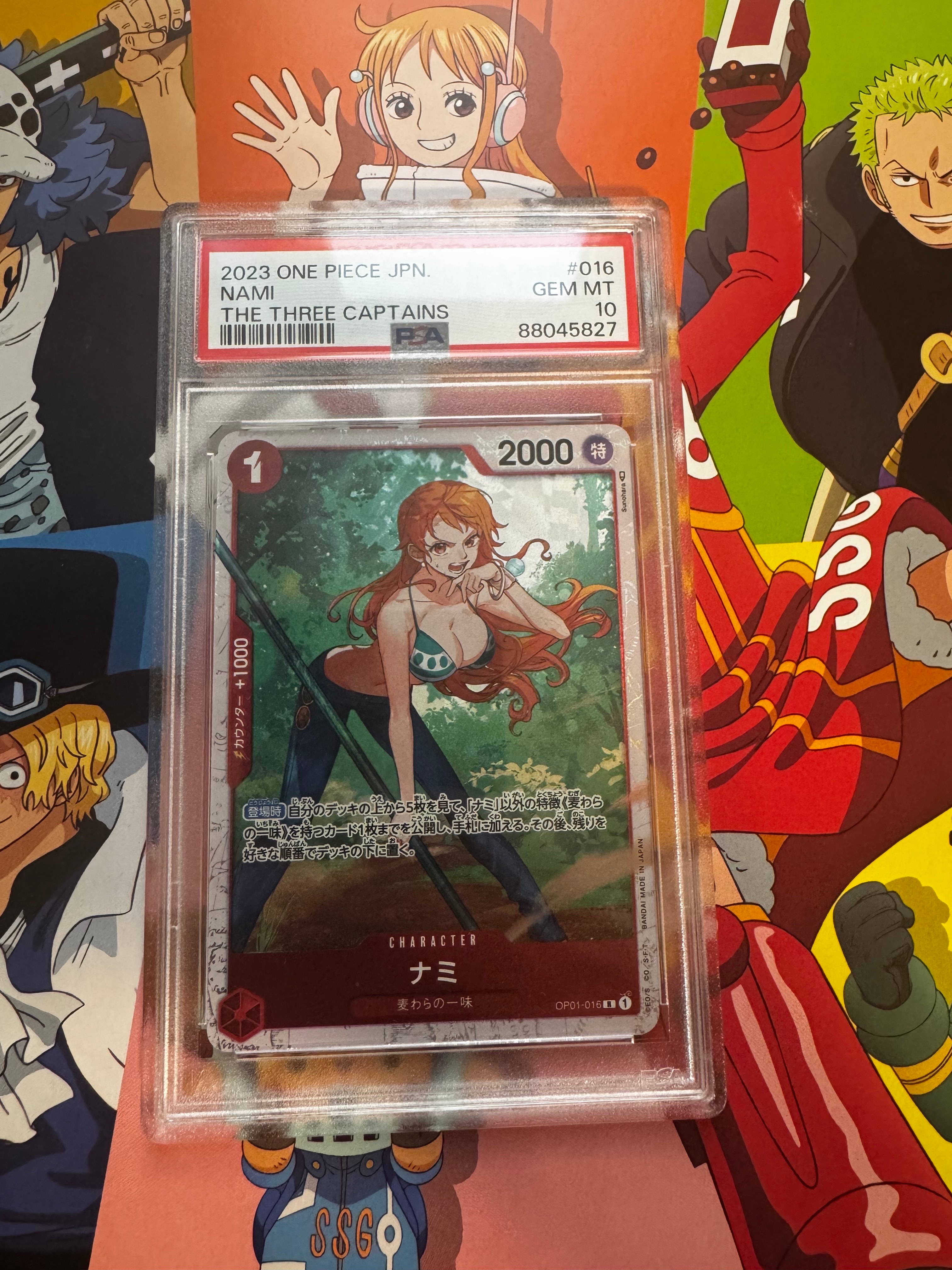 Nami R [OP01-016] (Ultimate Deck The Three Captains) — PSA 10