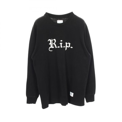 シュプリーム Supreme R.i.p L/S Tee 長袖Tシャツ 衣料品 トップス コットン メンズ ブラック系 【中古】